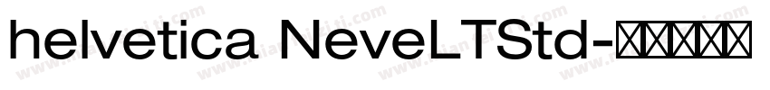 helvetica NeveLTStd字体转换